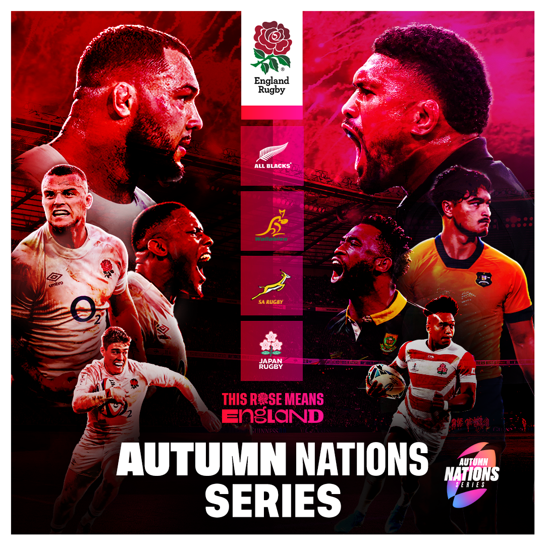 Autumn Nations Series England v New Zealand, Saturday 2nd November